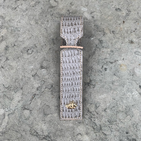 BRAHMIN Leather Luggage Tag - Picture 4 of 5